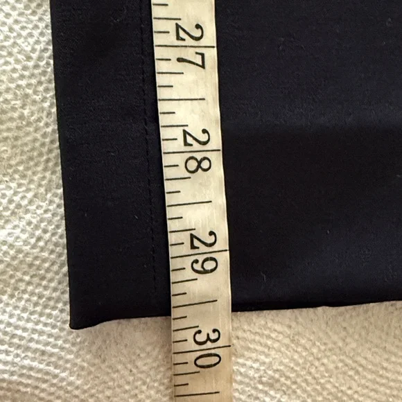 Lafayette 148 NY Black Lightweight Stretch Wool Classic Trousers Size 4 - Picture 10 of 12